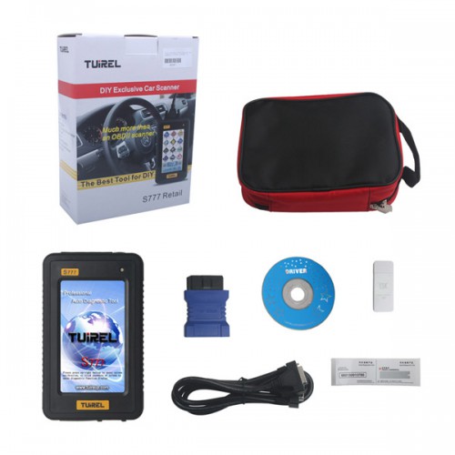 Original Tuirel S777 Retail DIY Professional Auto Diagnostic Tool with Full Software Free Update Online For 2 Years