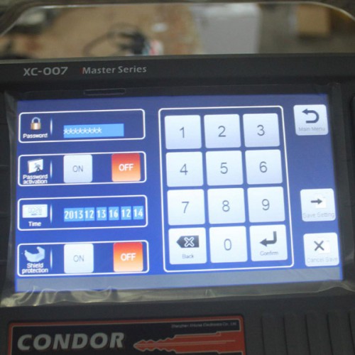 Original V2.2.9 IKEYCUTTER Master Series CONDOR XC-007 Key Cutting Machine Free Shipping By DHL