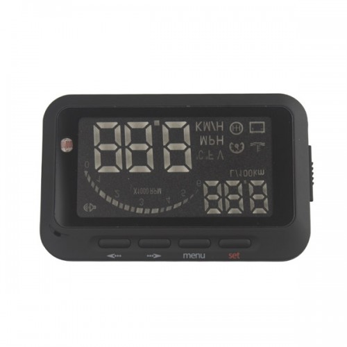 Car Head Up Display Vehicle-Mounted HUD Overspeed Warning OBD 2 System F02