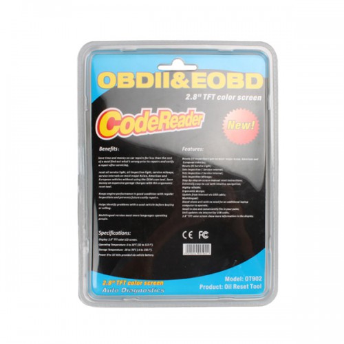 OBDII Oil/Service Reset Tool OT902