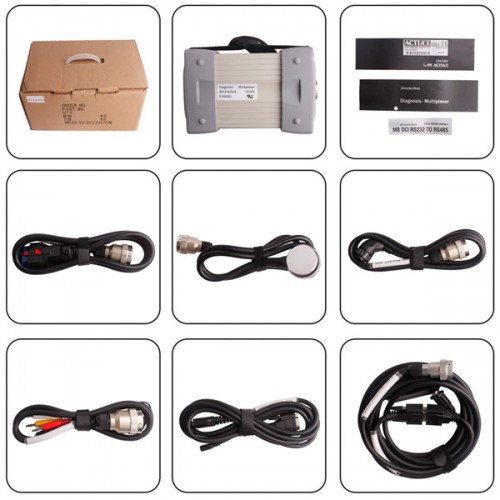 V2016.03 Mb Star C3 Pro with 7 Cable for Benz Truck and Cars Supports WIN7/WIN8