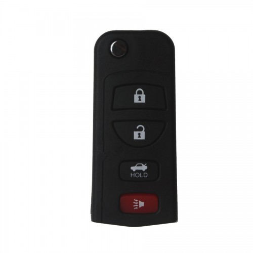 Flip Remote Key Shell 4 Button For Nissan 5pcs/lot