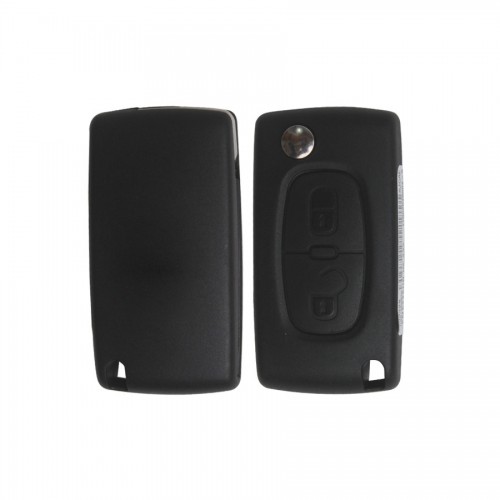 Original Remote Key 2 Button with ID46 Chip For Peugeot 307 Flip