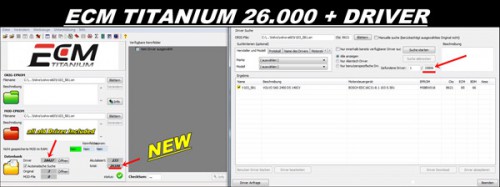 [FOR WIN7 XP ONLY] ECM TITANIUM 1.61 With 18259+ Driver Software ECM TITANIUM CheckSum Supports Multi Languages Sent by Email No Need Shipping