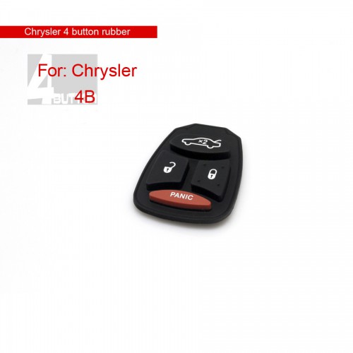 10pcs/lot 4 Button Rubber for Chrysler