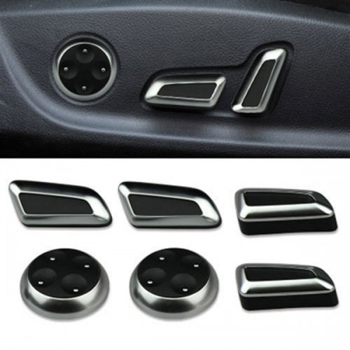 Chrome Car Seat Adjustment Switch Control Adjuster for VW AUDI A6 A3 TT A4 A6L A7 Q5 Q3 A5 A4L
