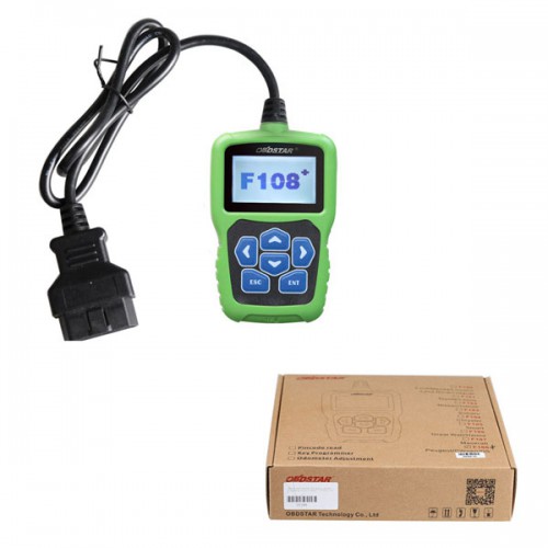 OBDSTAR F108+ PSA Pin Code Reading and Key Programming Tool for Peugeot/Citroen/DS Supports Can &K-line only for USA Clients