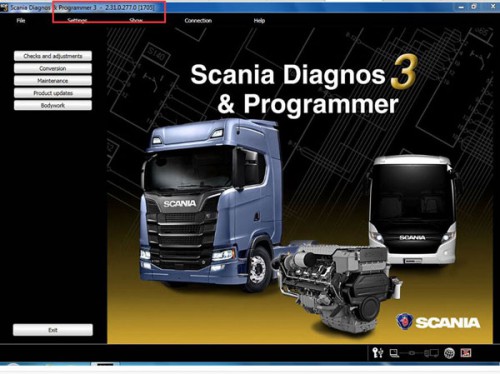 Scania VCI 2 SDP3 Scania Diagnosis & Programmer 3 Version 2.31.1 Crack Newest Version Software for Trucks/Buses No USB Dongle