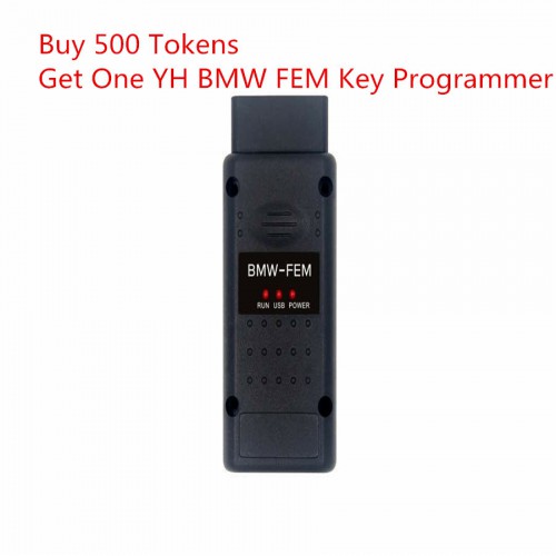 Buy 500 Tokens For Digimaster 3/CKM100 Get One YH BMW FEM/BDC Key Programmer