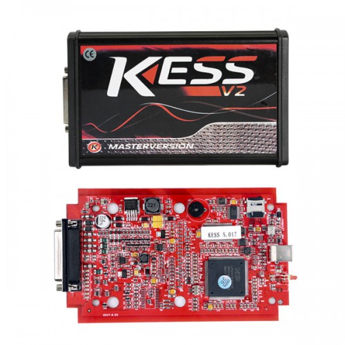 KESS V2 V5.017 Red PCB Firmware EU Version V2.47 Supports Online Connection No Token Limited