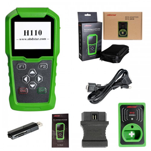 US Ship OBDSTAR H110 V-A-G I+C Immobilizer Key Programmer and Cluster Calibration IMMO+ KM Tool Supports MQB and NEC+24C64 2014-