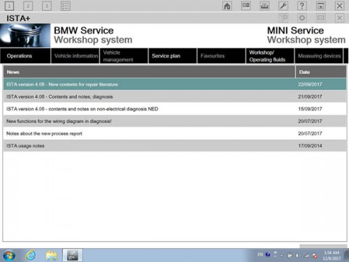 2018.3 BMW ICOM Software ISTA-D 4.09.13 ISTA-P 3.63.2.001 Engineering Mode Windows 7 HDD