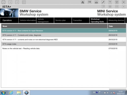 2018.07 BMW ICOM Software HDD BMW Programming ISTA-P 3.64.2 BMW Diagnostics ISTA-D 4.11.30