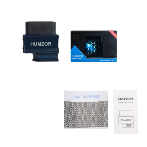HUMZOR NEXZSCAN NL50 New Generation Bluetooth 4.2 Automotive OBD2 Code Reader for iOS and Android