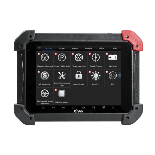 WiFi XTool PS90 Tablet Auto Diagnostic Tool with Special Functions IMMO/Odometer/DPF/EPS/TPS/EPB Free Update Online for 2 Years