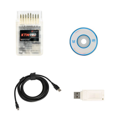 KTMOBD ECU Programmer & transmission power upgrade Tool Plug and play with Dialink J2534 cable