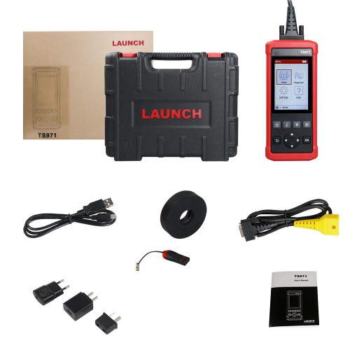 LAUNCH TS971 TPMS Bluetooth Tire Pressure Monitoring Sensor Tester Service Tool 433Mhz/315Mhz