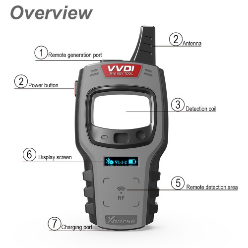 [Global Version] Original Xhorse VVDI MINI KEY TOOL Remote Maker for iOS & Android