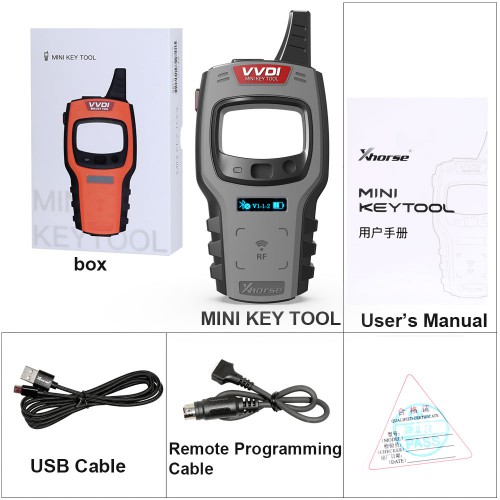 [2023 Global Version] Original Xhorse VVDI MINI KEY TOOL Remote Maker Free Daily Token One Year With Renew Cable