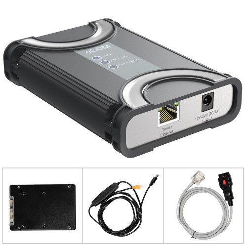 Benz eCOM DoIP Diagnosic Tool with 512G SSD plus MB SD Connect C4 with 2021.06 Xentry Software HDD