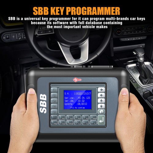 SBB Key Programmer V33.02 Recommend SBB Pro2 Key Programmer(SK03-D)