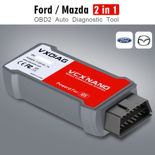 VXDIAG VCX NANO for Ford IDS V129 Mazda IDS V129 Supports Win7 Win8 Win10