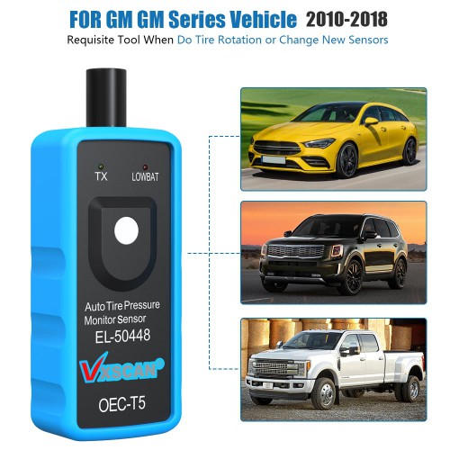 El-50448 Auto Tire Pressure Monitor Sensor VXSCAN TPMS Activation Tool OEC-T5 for GM Series Vehicle