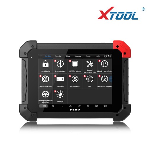 XTOOL PS90 Pro Diagnostic Tool for Diesel Gasoline Car and Trucks PS90 Heavy Duty Code Scanner with Odometer Adjustment [UK/EU Ship]