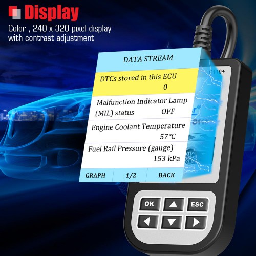 [Ship from US] Creator C110+ Code Reader V7.0 for BMW From 2000 to 2013 Year