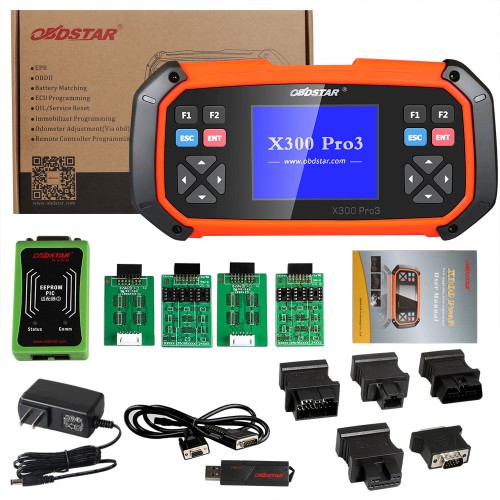 OBDSTAR X300 PRO3 Key Master with Immobiliser, Odometer Adjustment, EEPROM, PIC, OBDII, Toyota G & H Chip All Keys Lost
