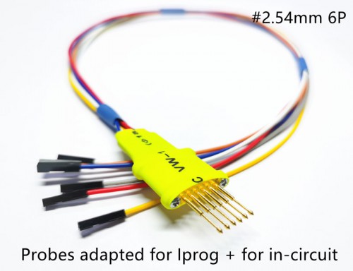(EU/UK Ship No Tax) Probes Adapters for Iprog+ Pro or Xprog  Programmer in-circuit