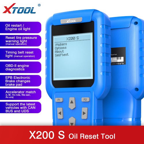 Original XTOOL X-200 X200 Oil Reset/Engine Oil Light Reset Master Free Shipping