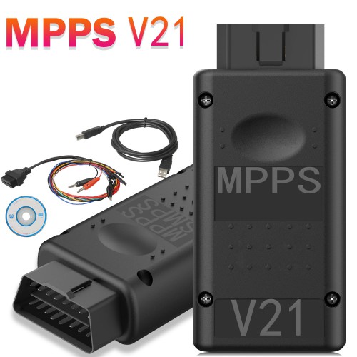 (UK Ship No Tax) Unlock Version MPPS V21 MAIN, TRICORE, MULTIBOOT with Breakout Tricore Cable With Checksum Multi-Language
