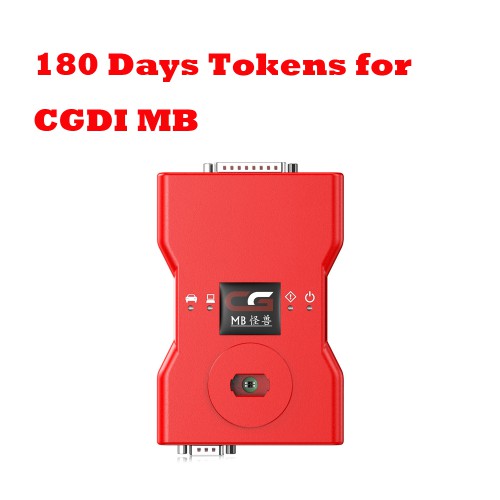 [Online activation] Tokens for CGDI Prog MB Benz Car Key Programmer 180 Days Period Up to 4 Tokens Each Day