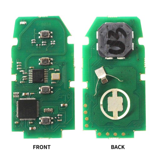 3+1 Button ASK 314.3MHz Smart Remote Key 8A Chip TOY12 FCC ID:14FBE-0410-US for 2018-2019 Avalon (Aftermarket)