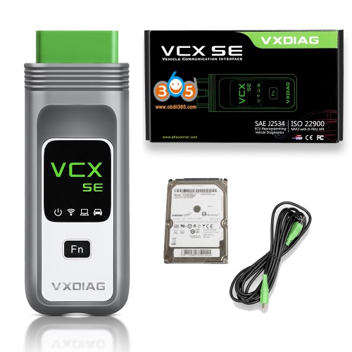 Wifi VXDIAG VCX SE BENZ Diagnostic & Programming Tool with 2022.12 HDD Supports Almost all Mercedes Benz Cars from 2005 to 2022 Free DONET