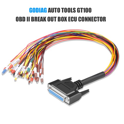 GODIAG GT100 DB25 Colorful Jumper Cable for All ECU Connection Free Shipping