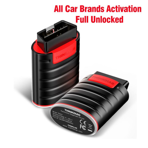 [Online Activation No Device] THINKCAR THINKDIAG All Car Brands Activation License 1 Year Free Update