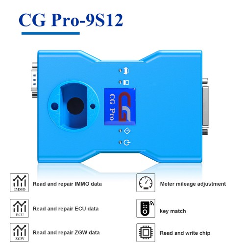 [Covers BMW Instrument Cluster from 2016] CG Pro 9s12 Full Version with All Adapters Multi-Function Programmer V2.3.0.0