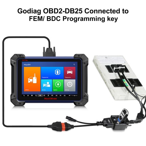 GODIAG BMW FEM BDC Test Platform for Bench Connection Works with Lonsdor Autel IM608 VVDI2 CGDI ACDP