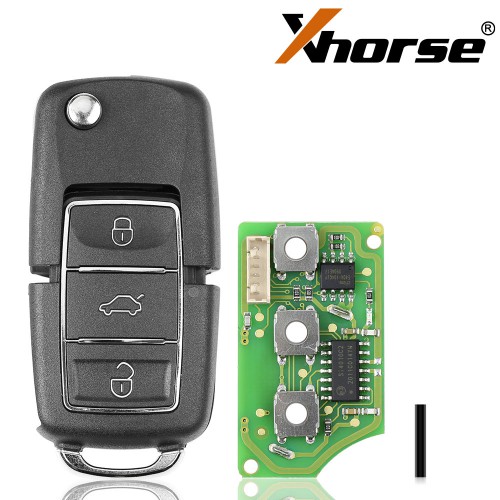 [EU Ship] Xhorse XKB506EN Wire Remote Key 3 Buttons for VVDI VVDI2  Key Tool(English Version)