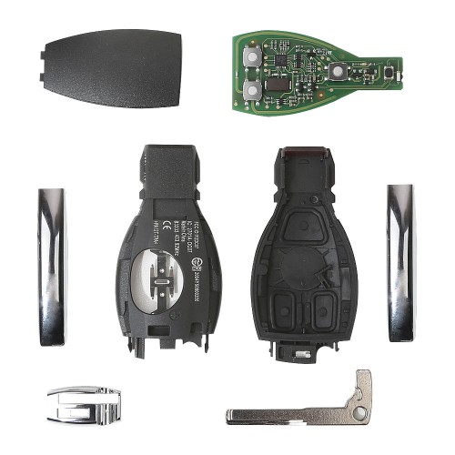 CGDI BE Key with Smart Key Proximity Shell 3 Button for Mercedes Benz 1997-2014 Complete Key Package without Panic