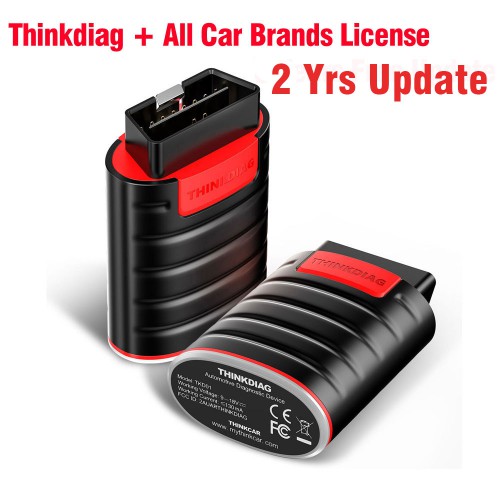 [2 Years Free Update] THINKCAR THINKDIAG Scanner plus All Car Brands Activation License