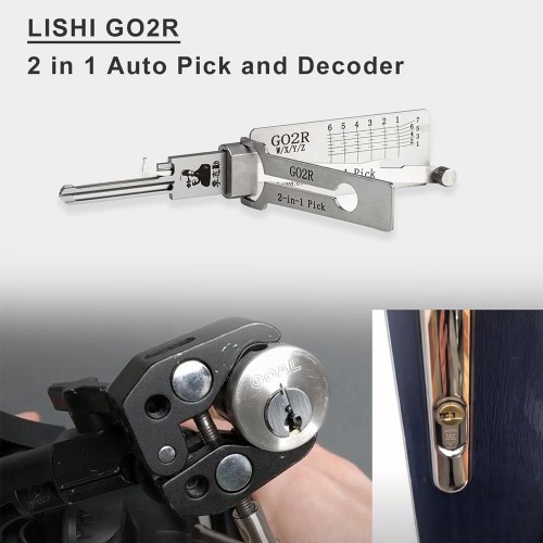 LISHI GO2R 2 in 1 Auto Pick Tool and Decoder Free Shipping