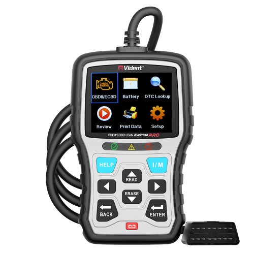 [Blue Gray Red] Vident Ieasy310 Pro OBDII Scan Tool Code Reader Multi-Language Lifetime Free Update