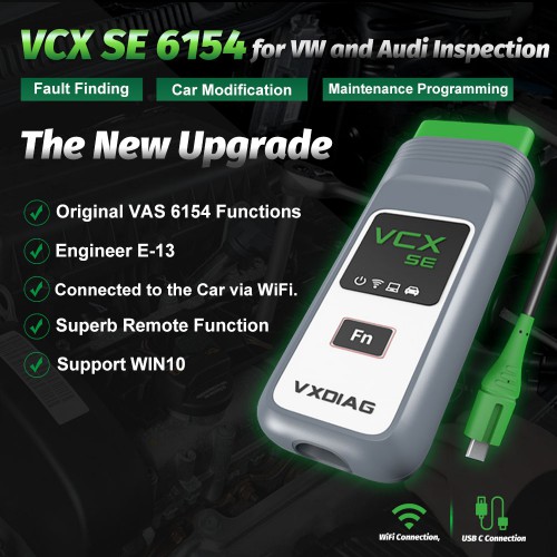 WIFI VXDIAG VCX SE 6154 OBD2 Diagnostic Tool with Free DONET Compatible with ODIS V11