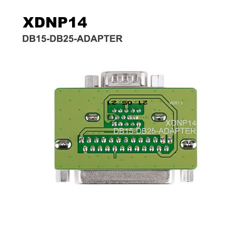 Xhorse XDNP14 DB15-DB25 EWS4 Solder-Free Adapter for BMW Used with VVDI Key Tool Plus, MINI Prog