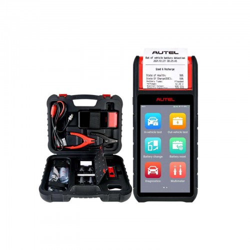 [618 MEGA SALE] 2022 Autel MaxiBAS BT608E 12V Battery Tester All System Electrical System Analyzer Built-in Thermal Printer Touchscreen Free Update