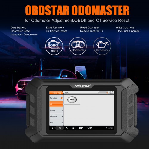 OBDSTAR ODOMASTER Full Version Odometer Correction Tool More Vehicle than X300M+ Multi-Language One Year Free Update Get Free FCA 12+8 Adapter