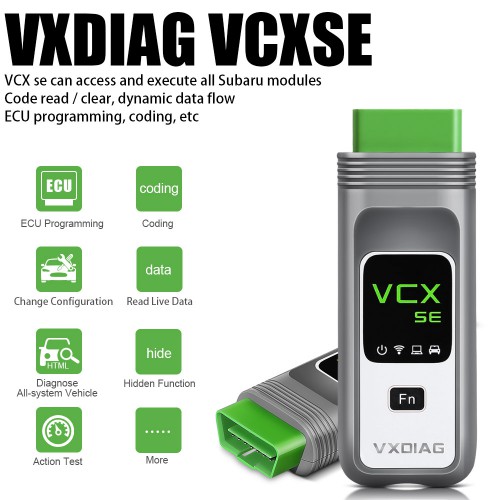 VXDIAG VCX SE for Subaru OBD2 Diagnostic Tool with 2022.01 SSM3 SSM4 Supports WIFI Offers 2 More Free Software License